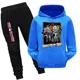 thumbnail image 5 of Nueva sudadera con capucha Monster High Boutique, ropa para correr para niños, sudadera con capucha y pantalones, conjunto de 2 piezas, ropa deportiva para niñas pequeñas, 5 of 5