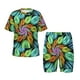 thumbnail image 1 of Balery Hippie Style Conjunto de Pijama Infantil de Manga Corta con Estampado – Ropa de Dormir de Algodón Suave-XX-Large, 1 of 6