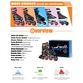 thumbnail image 4 of 2PM SPORTS Torinx Orange Black kids Boys Beginner Adjustable Inline Skates,Fun Roller Skates for Girls,Roller Blades for Men and Ladies - Orange Medium(1Y-4Y US), 4 of 12