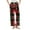 Wine, variant on SwiftWear Festive Christmas Flannel Plaid Pajama Pants - Cozy Sleepwear Plus Size Lounge Pants Soft Brushed Fleece with Elastic Waist & Pocket Holiday Comfort Green