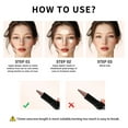 thumbnail image 4 of Three Piece Facial Makeup Set Lipline High Gloss Stick And Durable Thick Color Pen Purpose Facial Paint Stick Color, 4 of 8