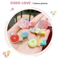 thumbnail image 4 of LNKOO 20 Pcs Hair Clips for Girls,1.5Inch No Slip Metal Lined Alligator Hair Clips Barrettes for Kids Teens Women, Cute Candy Color Cartoon Design Hair Pins (Fruit &Lollipop), 4 of 7