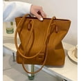 thumbnail image 3 of Kukuzhu Women Shoulder Tote Bag Chic Leather Bucket Hobo Bag Casual Tote Bag, 3 of 6