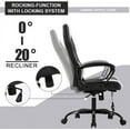 thumbnail image 3 of BestOffice Ergonomic Gaming Chair, Lumbar Support, Rolling Swivel for Men, Women(White), 3 of 7