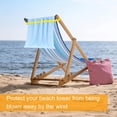 thumbnail image 3 of Pebbuoy Towel Bands Towel Craber for Beach Chair Rubber Towel Clips Pool Chair Beach Accessories Elastic Towel Holder Alternatives for Towel Clips, 3 of 7