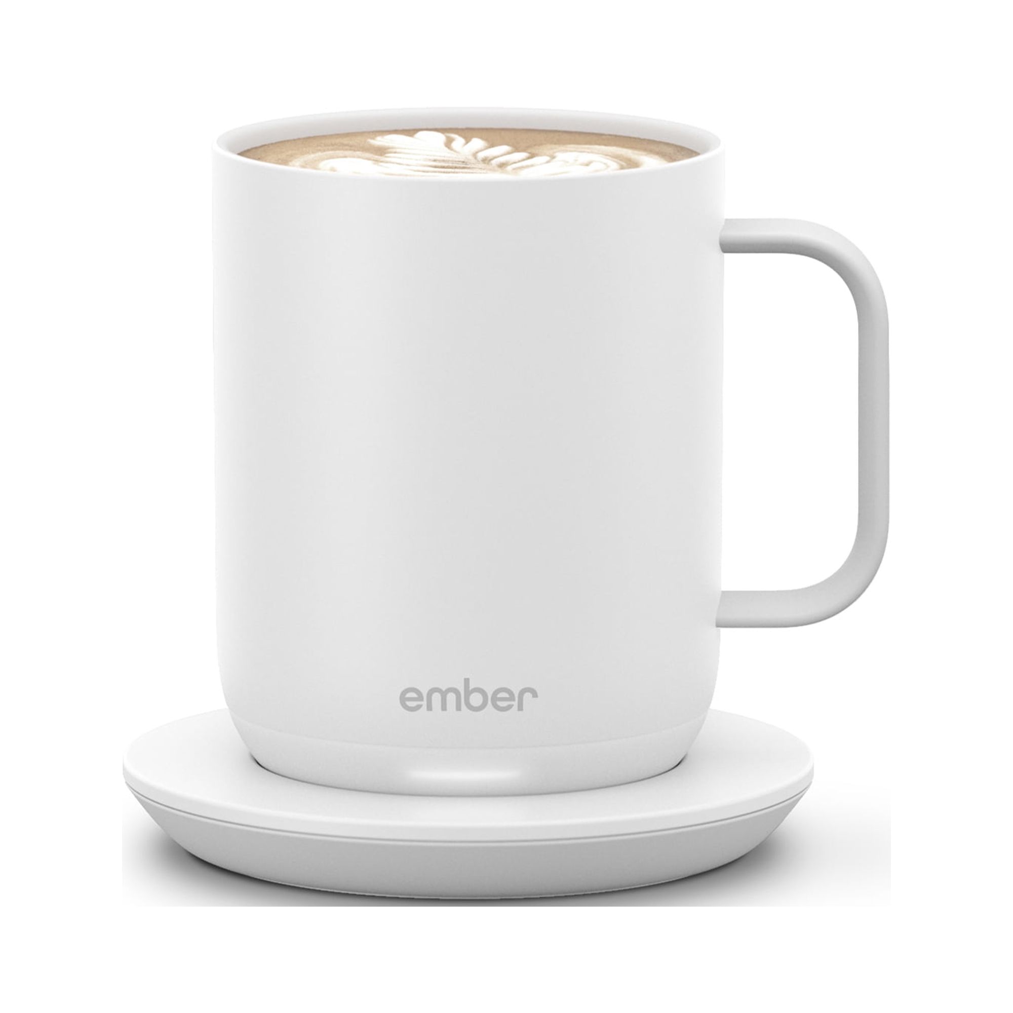 Ember Temperature Control Smart Mug 2, 10 oz, White, 1.5-hr Battery Life - App Controlled Heated Coffee Mug - Improved Design - image 2 of 9