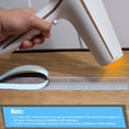 thumbnail image 6 of 2/1 Roll Weather Stripping Silicone Seal Strip, DISEN Silicone Door Weather Seal Bottom Strip, Self Adhesive Noise Stopper Tape Seal for Window Door Bottom, (25/35/45 mm-Width, 16.4 Ft), 6 of 10