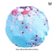 thumbnail image 4 of Minnieouse Gorro de dormir para mujer, gorro de satén elástico de banda ancha para cubrir la cabeza, calentador del cuero cabelludo, Sombreros lago azul flor M（56-58cm）, 4 of 6