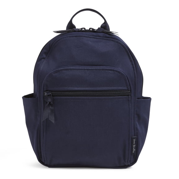 Vera Bradley Women's Cotton Small Backpack Classic Navy