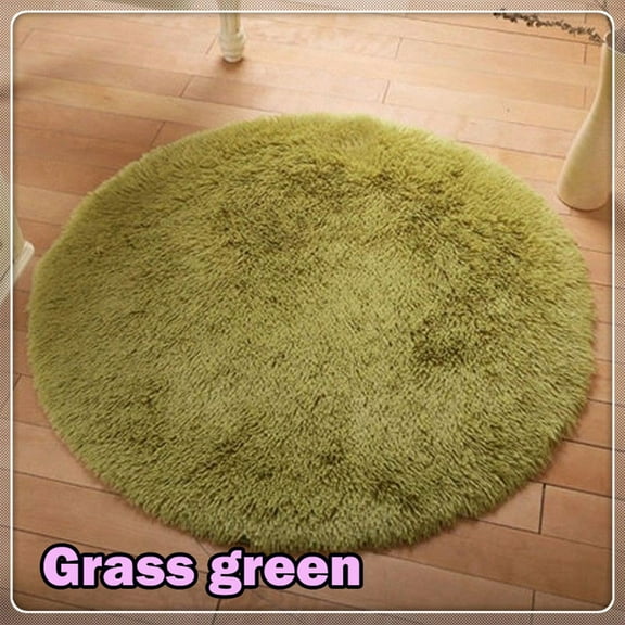 FUTATA Super Soft Fluffy Floor Rug Washable Shag Rug Shaggy Area Rug Bedroom Dining Room Anti-skid Carpet Yoga Mat Child Play Mat