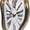 Roman Antique Gold, variant on Melting Clock Dali Melted Clock Gift Decor Art Inspired Wall Clock Twisted Shelf Hanging Surrealist for Decoration Shop Office Home Desk Roman Silver