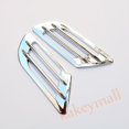 thumbnail image 4 of Chrome Auto Body Side Vent Fender Cover Trim Air Flow Intake Grille Sticker Part, 4 of 4