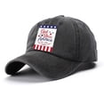 thumbnail image 2 of 250 Anniversary Hat,Caps For Men Beach Hats For Men Baseball Cap Women Ball Caps For Men Cotton Baseball Cap Plain Dad Hat Trucker Hat Mens Caps Baseball Hats For Men Hats For Men,Black, 2 of 3