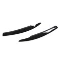 thumbnail image 3 of Headlight Eyelid Cover, Front Headlight Eyebrow Temperature Resistant Antiscratch Streamlined Design Glossy Black  For Car Exterior Decor, 3 of 8