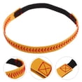 thumbnail image 5 of KAKOWELY baseball hair accessory Handmade Baseball Pattern Elastic Sports Headband For Daily Wear Sports Style Leather Hair Accessory Baseball Style Headband, 5 of 5
