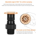 thumbnail image 3 of Aspersor Sistema de riego por aspersión trípode de rotación de 360 ​​grados para jardín amarillo 5 piezas DQrwqpou  Libre de BPA, 3 of 4