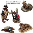 thumbnail image 7 of Urbalabs Western Armadillo Texas Flag Cowboy Cactus and Cross Art Armadillo Gifts Figure Western Garden Statues Decor Outdoor Statue Yard Art Sculptures Rustic Yard Decorations (Cowboy Cactus), 7 of 7