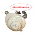 thumbnail image 5 of Stylish Shell Shape Adjustable Opening Rings Retro Design Stackable Shell Rings, 5 of 8