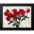 thumbnail image 2 of Thomlinson, Jenny 14x12 Black Modern Framed Museum Art Print Titled - Bouquet, 2 of 5