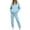 26# Sky Blue, variant on Women's Pullover Hoodie Sweatsuit 2 Piece Set Long Sleeve Hooded Sweatshirt Straight Leg Sweatpants Athletic Jogging Tracksuit with Pockets Hot Pink S