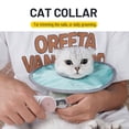 thumbnail image 4 of Mistaha Cat Recovery Collar with Adjustable Drawstring and Soft Ribbing Neck - Elizabethan Collar for Post-Neutering Anti-Licking - Size L, Lime Green, 4 of 6