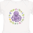 thumbnail image 4 of Inktastic Octopus Cute Girls Girls Long Sleeve Baby Bodysuit, 4 of 5