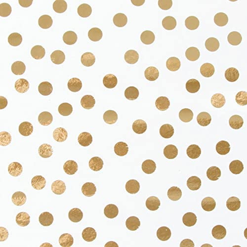 Celebrate It White & Gold Dots Tissue Paper, 60 Count photo 5