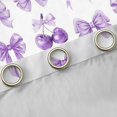 thumbnail image 4 of jejeloiu Cartoon Ribbon Bows Black Out Curtains,Purple Fruit Cherries Curtains Pack of 2 (42x63 Each) For Bowknot Girl, 4 of 6