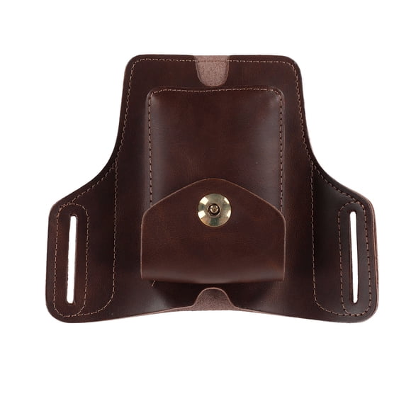 Estuche para cigarrillos con soporte para encendedor, estuche de cuero de PU para cigarrillos y encendedor, estuche para cinturón para cigarrillos, teléfono celular, rendimiento potente