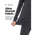thumbnail image 5 of Woolcano Kids 100% Merino Wool Midweight Base Layer Set Unisex Thermal Underwear for Girls & Boys Ski Winter, 5 of 6