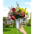 thumbnail image 4 of Minzimin Memorial Floral Vases, Cemetery Vase, Headstones Flower Holder, Grave Cone Vase, Flower Pots for Outdoor Plants, Decorative Plastic Containers Set of 6, 4 of 5