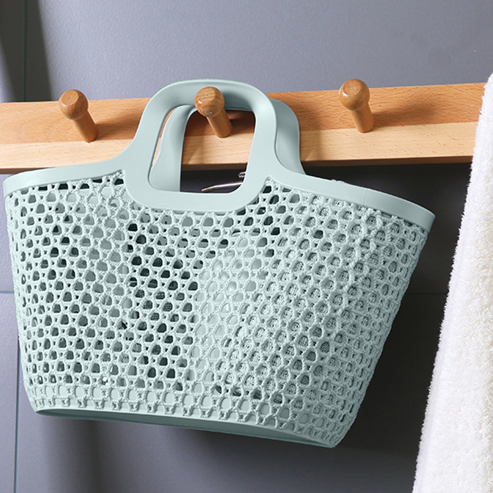 JilgTeok 2 Packs Portable Dirty Clothes Basket Storage Bin Large Capacity Clothes Rack for Laundry Bathroom Closet Living Room Sundries Toys Organizing