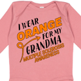 thumbnail image 4 of Inktastic I Wear Orange for My Grandma Multiple Sclerosis Awareness Boys or Girls Long Sleeve Baby Bodysuit, 4 of 5