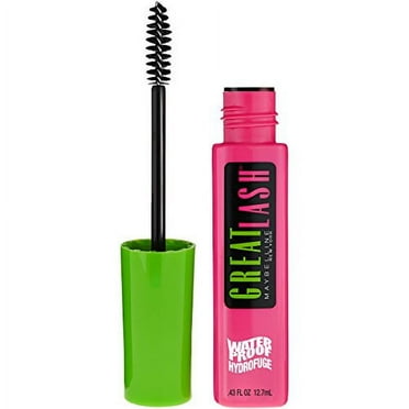 Maybelline Great Lash Waterproof Mascara, Very Black, 0.43 fl oz (Pack of 12)