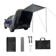 thumbnail image 1 of Tignapoo Vehicle Rear Camping Tent with Awning - Quick Setup, UV Protection, Waterproof, Multiple Colors (Dark Green, Black, White, Khaki) - Includes Support Rods, Wind Ropes, Ground Nails, and, 1 of 6