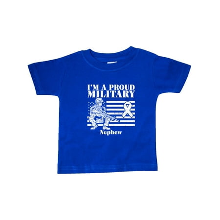 

Inktastic Proud Military Nephew Red Friday Gift Baby Boy T-Shirt