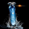 thumbnail image 5 of Rasoir Électrique Rasoir Rotatif Tondeuse à Barbe Rechargeable Machine à Raser pour Hommes Usage Humide-Sec Double Étanche, 5 of 5