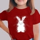 thumbnail image 4 of Manga Corta Crop Top para Niños Niños Pascua Impresa Gráfica Tee Cuello Redondo Casual Versátil 3-14 Años, 4 of 5
