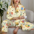 thumbnail image 6 of Naloa Colorful Cartoon Snail Pajamas for Women Set, Womens Pajama Sets, Lounge Sets for Women, 2pjs for Women-Medium, 6 of 7