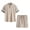 Z4-Beige, variant on Vedolay Mens Short Outfits Men's Summer Short Sleeve T-Shirts Shorts Jogging Sports Thin Sportswear,Orange 6XL