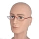 thumbnail image 2 of Semilune Metal Spring Hinge Reading Glasses Half Frame Ultra Light Resin Eyeglasses Vision Care +100~+40 Diopter, 2 of 5