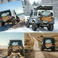 thumbnail image 7 of PISONIC Fall Mountain Spare Tire Cover Weatherproof Universal Wheel Protectors for RV Camper Travel Trailer SUV Truck 14 inch, 7 of 7