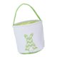 thumbnail image 3 of Canasta de Pascua de lona, ​​adorable, bolsa de conejo, bolsa para huevos de Pascua Verde, 3 of 9