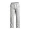 thumbnail image 5 of Mens Lightweight Baggy Sweatpants Wide Leg Casual Workout Pants | Premium Cotton Blend, Elastic Waist Inner Outer Drawstring, Y2K Oversized, Breathable for Gym Lounge Gray 2XL, 5 of 8