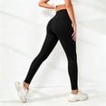 thumbnail image 5 of Stamzod High Waisted Leggings for Women Knit Ribbed Butt Lifting Leggings Fall Winter Stretchy Workout Yoga Pants, 5 of 8
