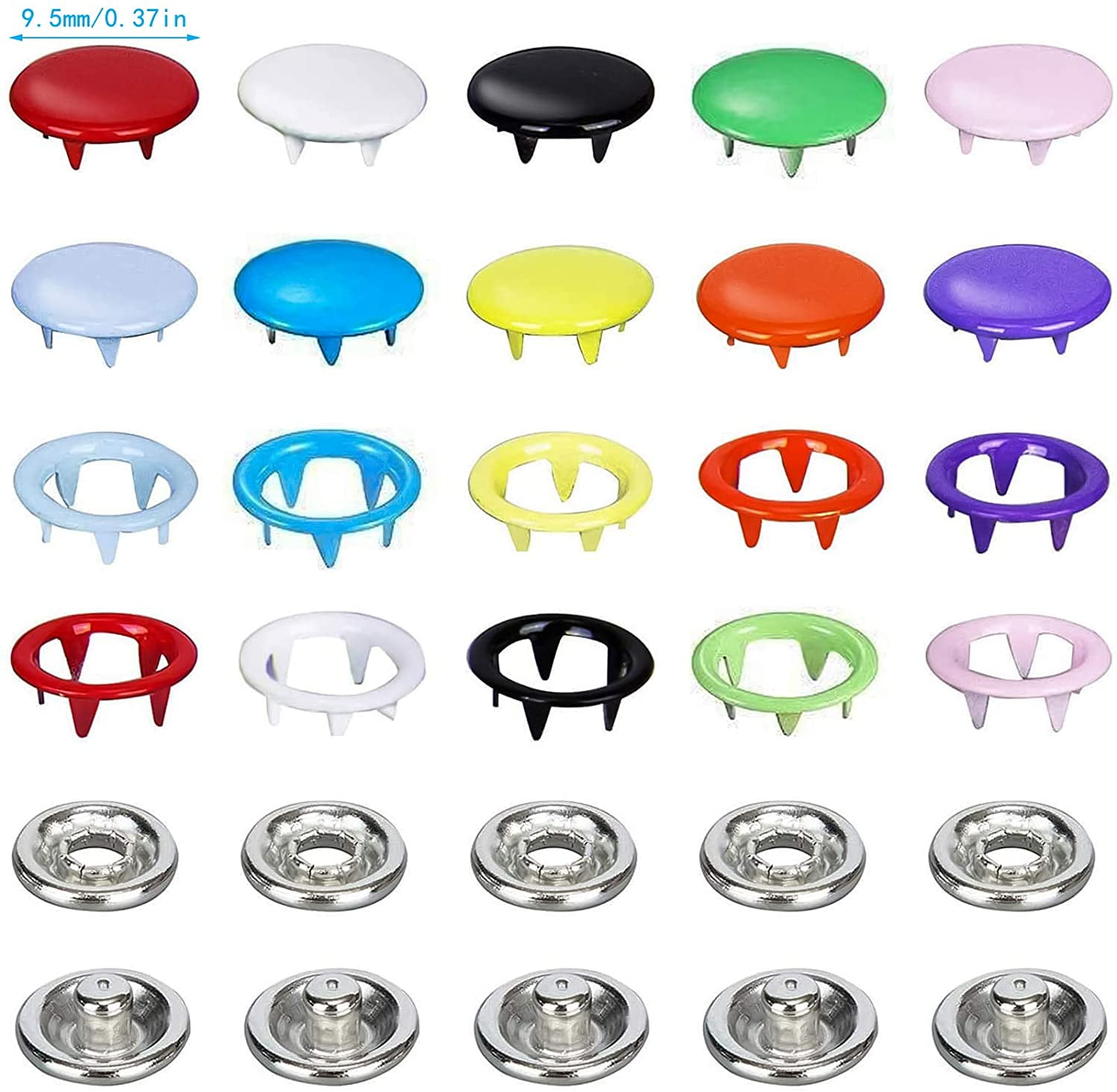 Replacement Buttons for Jeans,No Sew Instant Button Vintage Metal