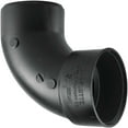 thumbnail image 7 of Charlotte Pipe 4 in. Hub x 4 in. Dia. Spigot ABS 90 Degree Elbow, 7 of 7