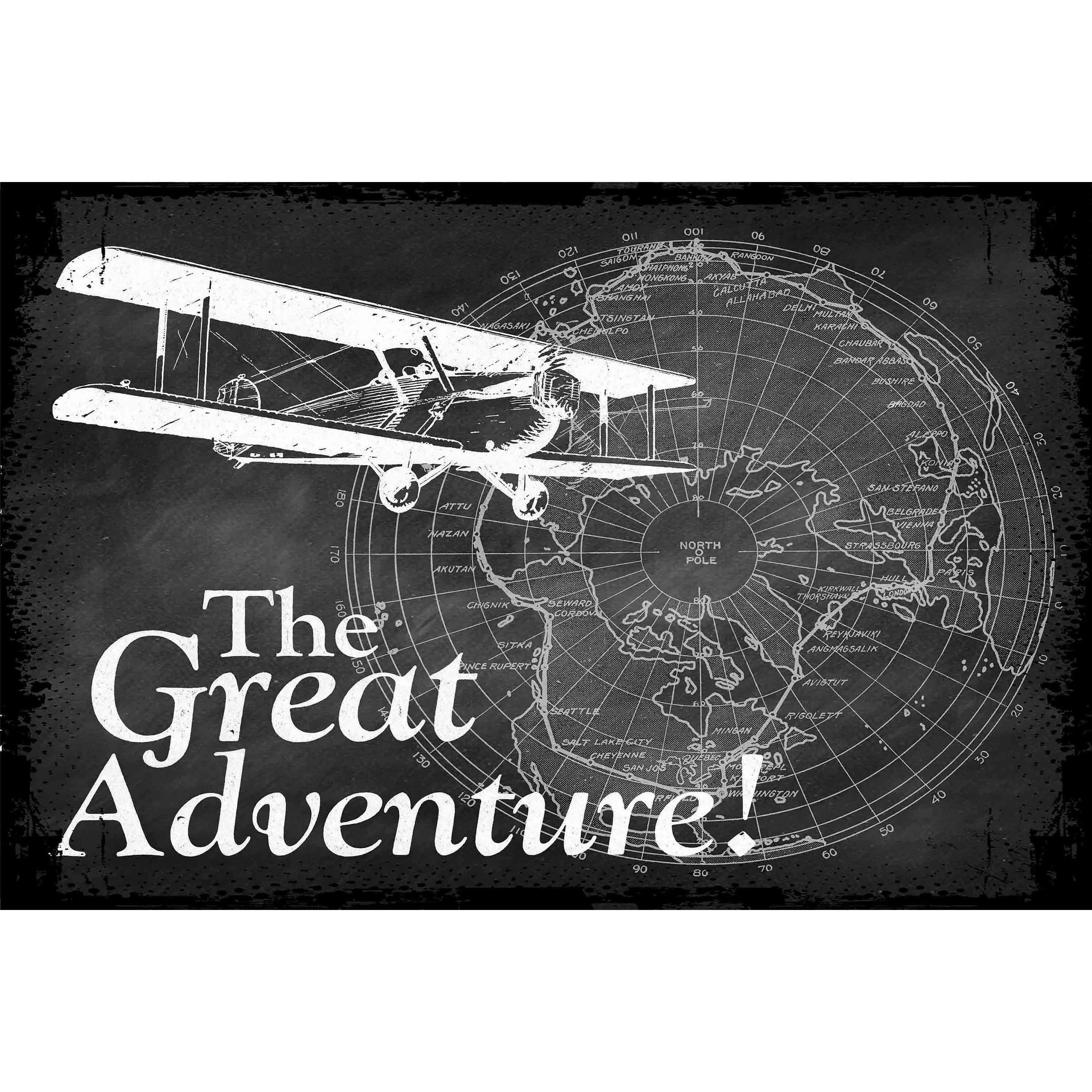Marmont Hill The Great Adventure! Vintage Advertisement on Wrapped Canvas