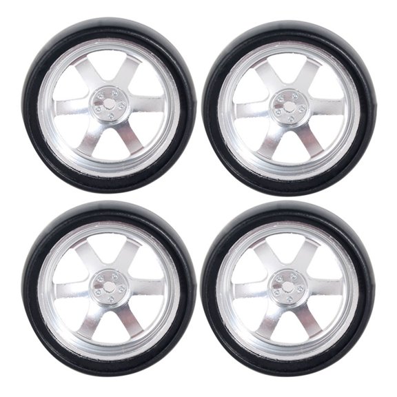 High Performances Remote Control Drift Car Tires 1/18 Wheel Tyre with Metal Hubs For Racing Experience Improvement