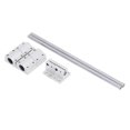 thumbnail image 1 of Linear Rail Slide, Linear Rail Slide Linear Rail Guide Linear Motion Slide Rail Linear Rails Linear Bearing with 4Pcs Slide Block for Machinery, 1 of 7